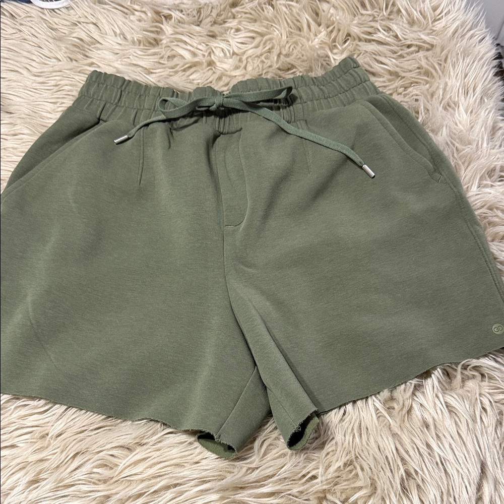 CALIA by Carrie Underwood Olive Drawstring Athletic Shorts